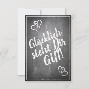 Carte Heureux vous va bien ! -  dans le style tableau no
