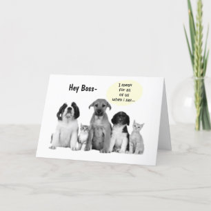 CARTE HEY BOSS NOUS DISONS TOUS JEUX ANNIVERSAIRE