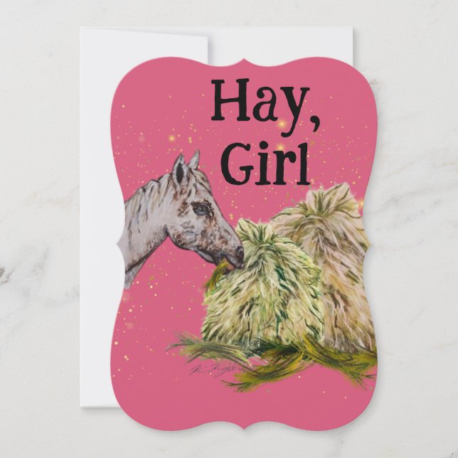 Carte Hey ma fille ! (Devant)