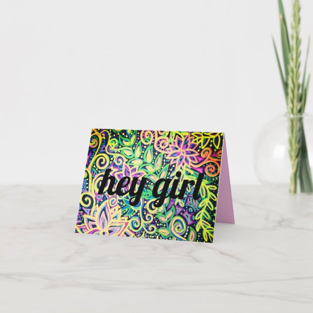 Carte Hey, ma fille, hé (Devant)