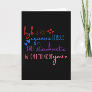 Carte Hgb est rouge Cyanose est bleu Faire Diaphorétique
