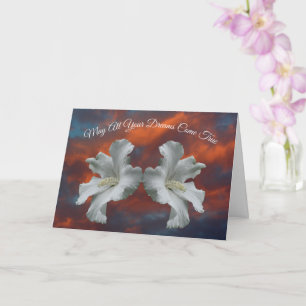 Carte Hibiscus Fleurs Rêves De Véritable Inspiration