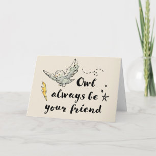 Carte Hibou sera toujours votre ami