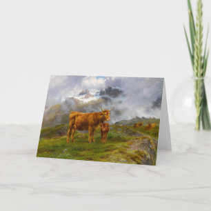 Carte Highland Cattle   Rosa Bonheur
