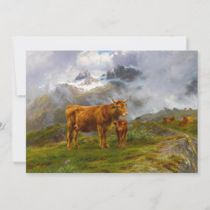 Carte Highland Cattle   Rosa Bonheur