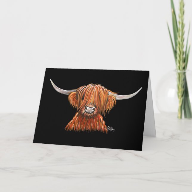 Carte HiGHLaND CoW PRiNT ‘CHaRLeY’ PAR SHiRLeY MacARThuR (Devant)