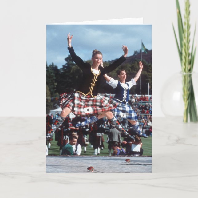 Carte Highland Dancing (Devant)