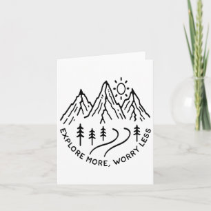 Carte Hiking Camping Mountain Travel Adventure