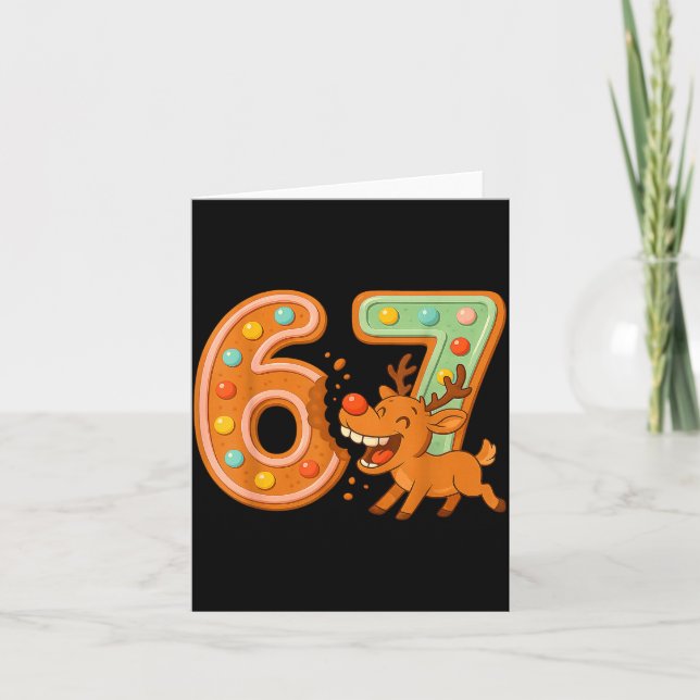 Carte Hilarious 67 Christmas Cookies Rudolph Reindeer Jo (Devant)