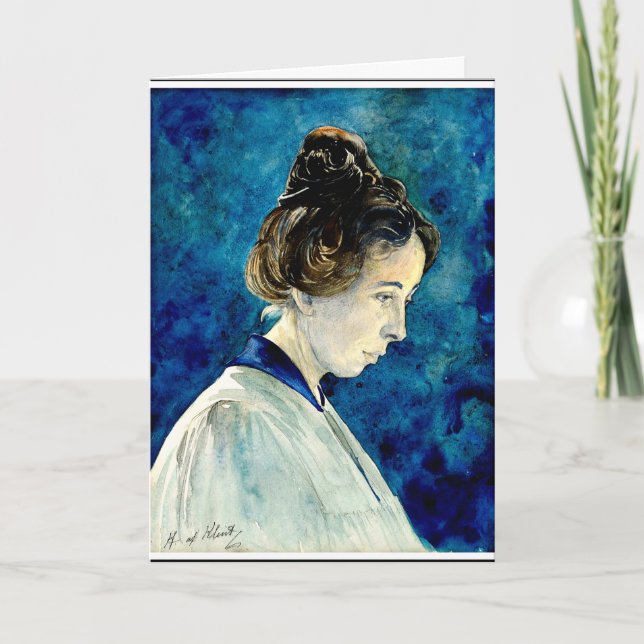 Carte Hilma af Klint - Autoportrait, 1920 (Devant)