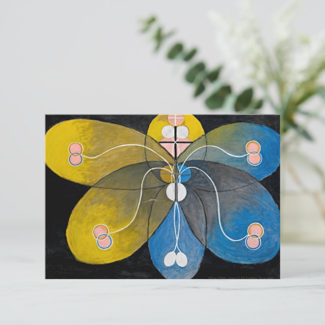 Carte Hilma af Klint - L'évolution, 9 (Debout devant)