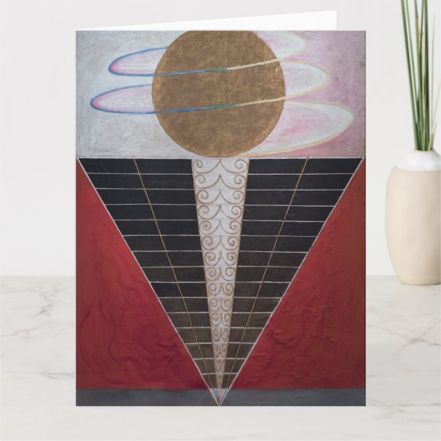 Carte Hilma Af Klint, Retable n° 2, Art Abstrait (Devant)