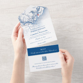 Carte Hilton Head SC Élégant Mariage de la marine