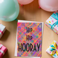 Hip Hip Hooray Amusement Moderne Whimsical Inspiri
