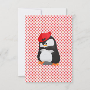 Carte Hip hop Angry Penguin