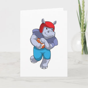 Carte Hippo à Football Sports