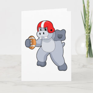 Carte Hippo à Football Sports