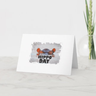 Carte Hippo Day - 15 février - Jour de l'appréciation