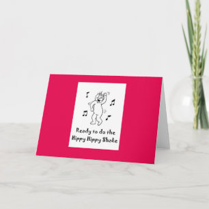 Carte Hippy Hippy Shake