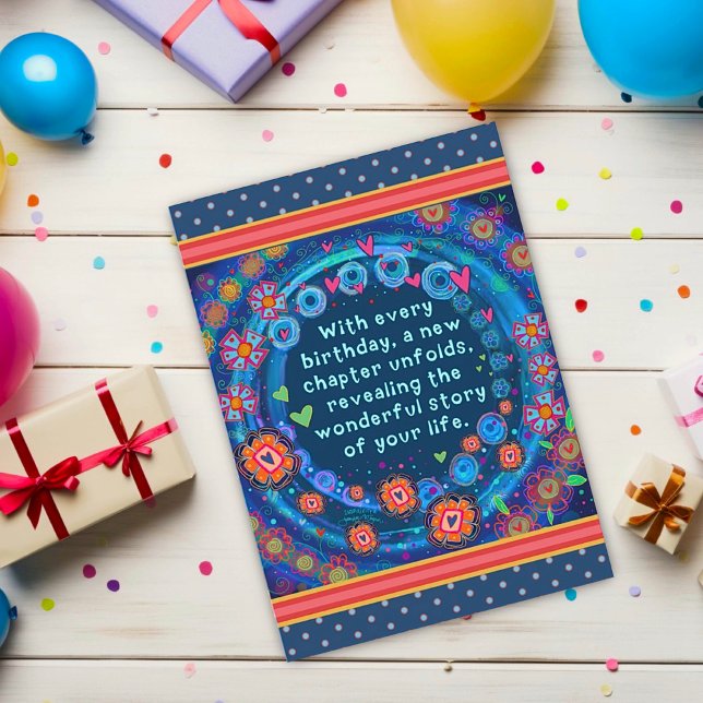 Carte Histoire de votre vie Amusante Anniversaire Inspir (Créateur téléchargé)