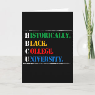 Carte Histoire des Noirs Université et Collège Historiqu