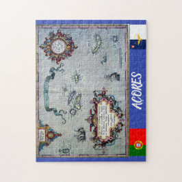 Carte historique AÇORES Puzzle