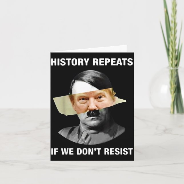 Carte History Repeats If We Don't Resist  (Devant)