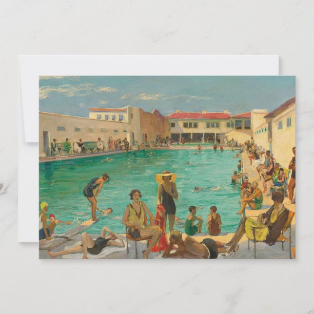 Carte Hiver En Floride | Sir John Lavery (Devant)