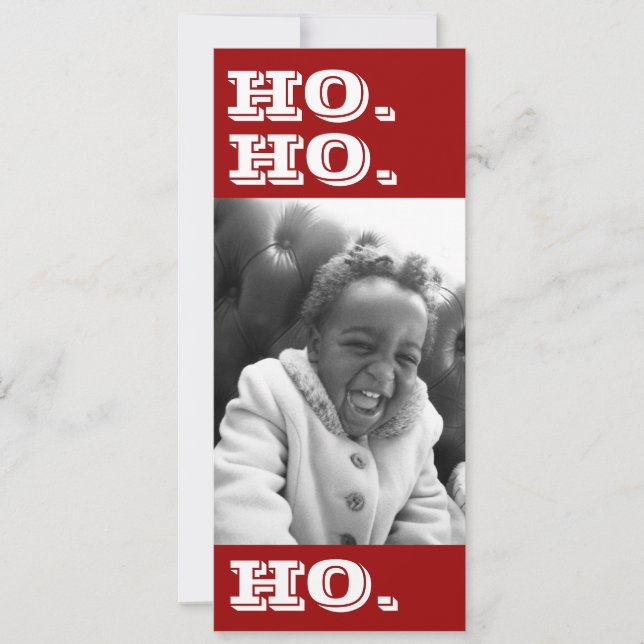 Carte Ho. Ho. Ho. Photocarte (Devant)