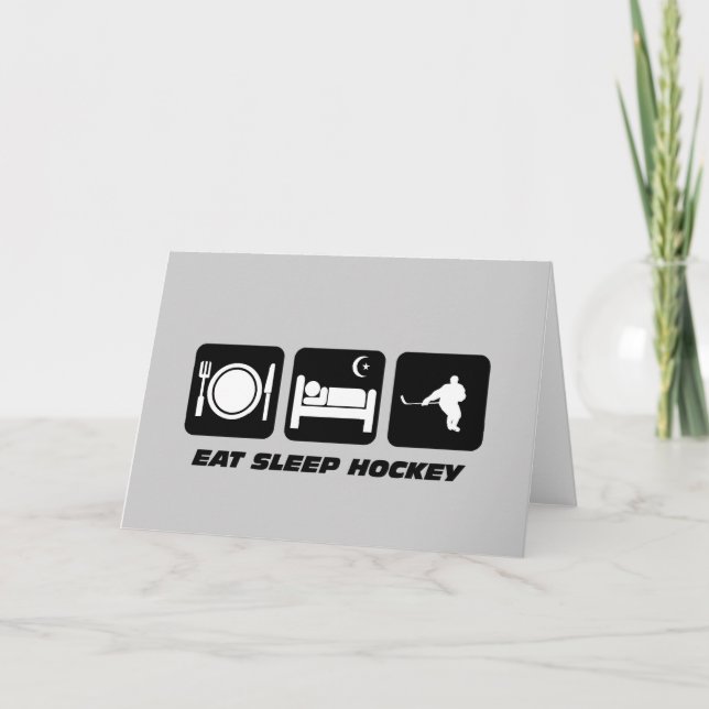 Carte Hockey amusant (Devant)