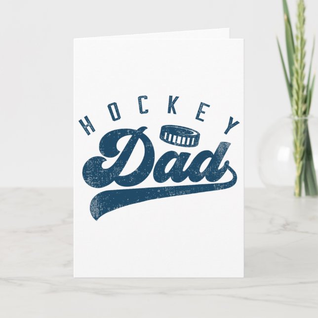 Carte Hockey Dad Gifts Daddy Father's Day  (Devant)