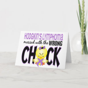 Carte Hodgkins Lymphoma Messed Avec Le Mauvais Pouce