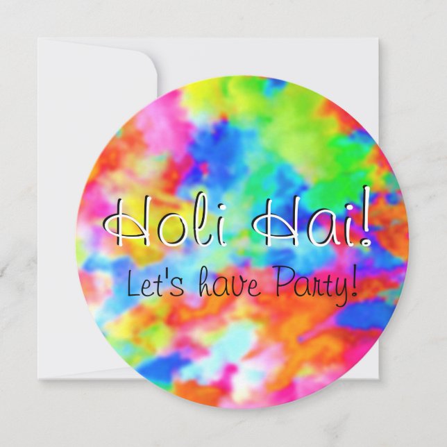 Carte HOLI Festival des couleurs + vos idées (Devant)