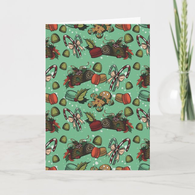 Carte Holiday Sweets- Mint (Color) (Devant)