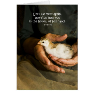 Carte "Hollow of His hand"