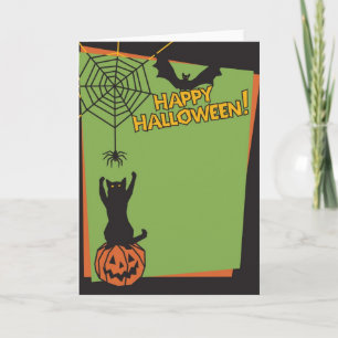 Carte Holloween heureux