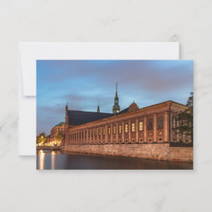Carte Holmens Church Copenhagen Danemark