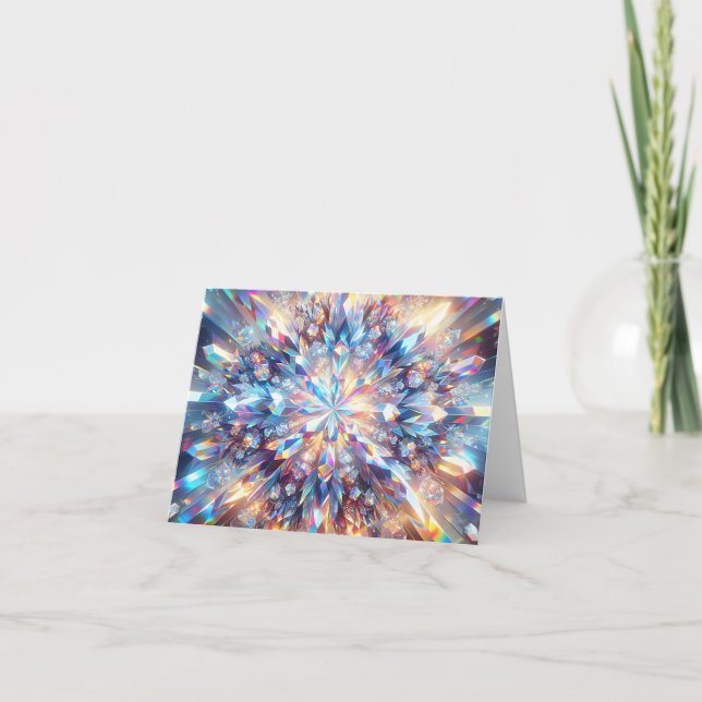Carte Holographique brillant et audacieux (Devant)