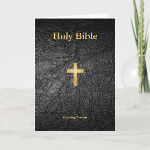Carte Holy Bible Greeting Card