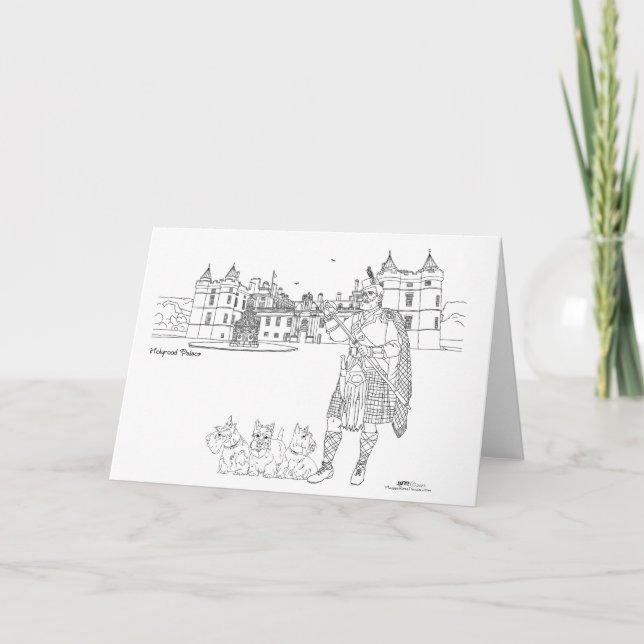 Carte Holyrood Palace Scotland (Devant)