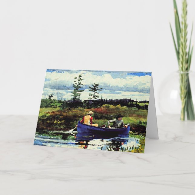 Carte Homer - Le bateau bleu, (Devant)