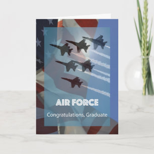 Carte Hommage aux diplômes de l'armée de l'air américain