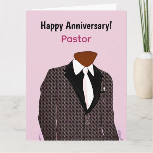 Carte Homme afro-américain en costume Anniversaire du pa