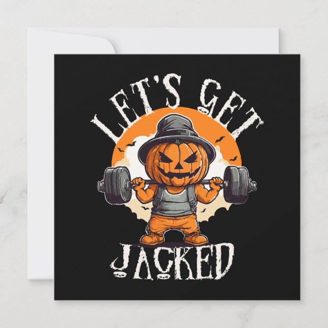 Carte Homme Allons Nous Faire Pomper Citrouille Jack-O-L (Devant)
