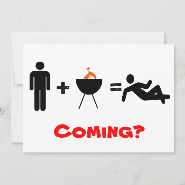 Carte homme + BBQ = Chillin, Venant ? (Devant)