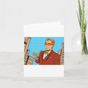 Carte Homme Comique Avec Cellulaire