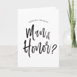 Carte Homme du mariage fait sur commande de style de
