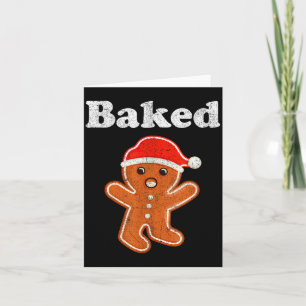 Carte Homme en pain d'épices drôle Biscuit cuit Cuisson