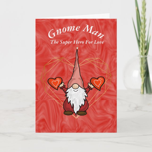 Carte Homme Gnome Romantique (Devant)