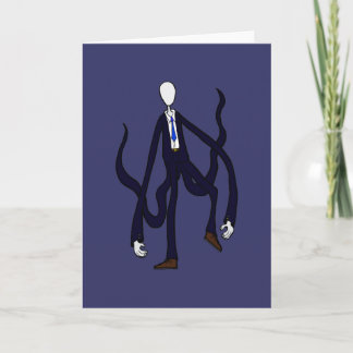 Carte Homme mince - livre des monstres Halloween